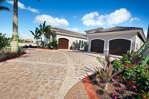 Permeable Paver Driveway in Aurora, IN